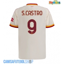 Camisa de time de futebol AS Roma Santiago Castro #9 Replicas 2º Equipamento 2026-27 Manga Curta